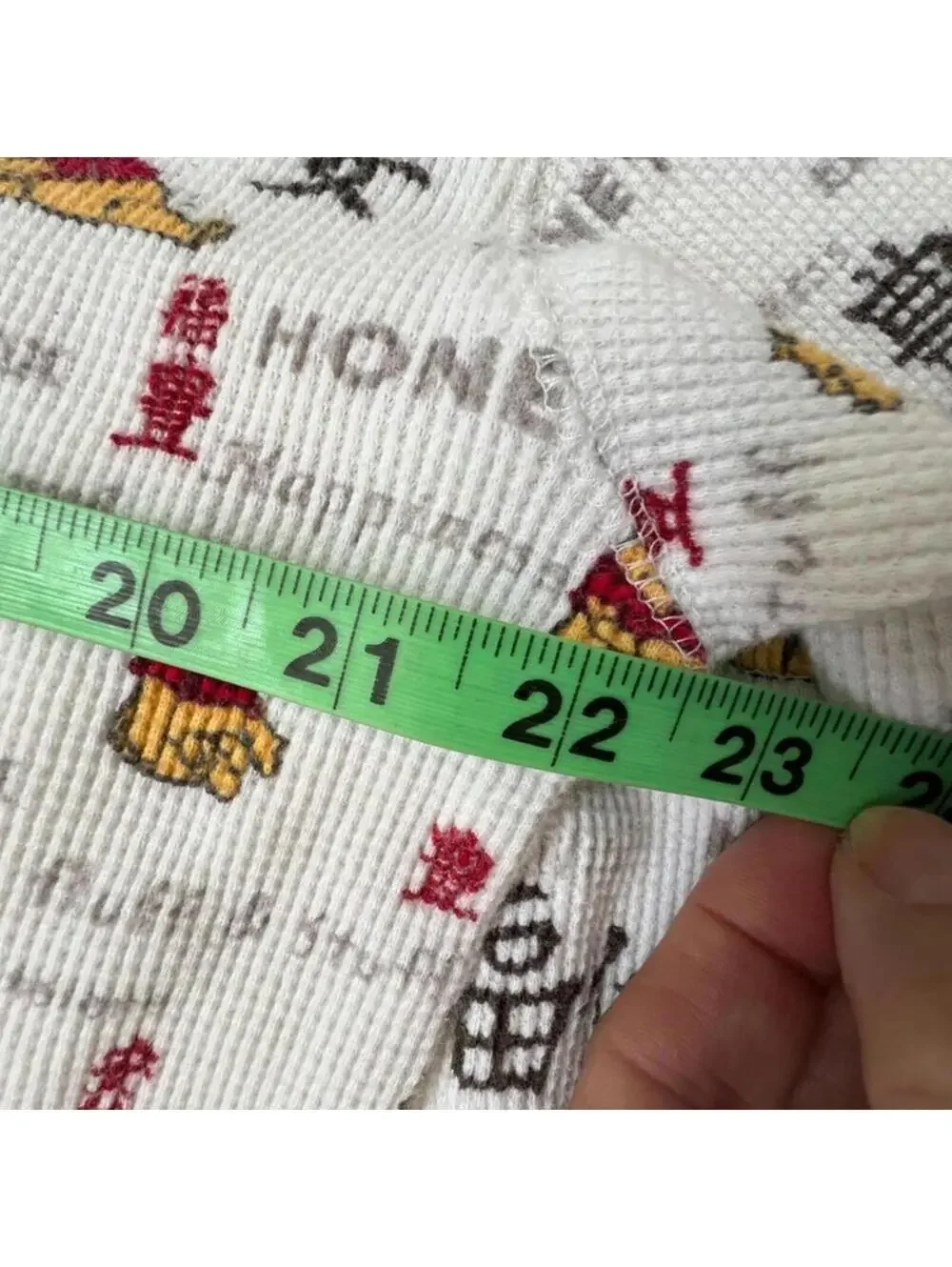 Vintage RARE Disney Store POOH BEAR & Asian Writing PJ Set - XL - Picture 8 of 12